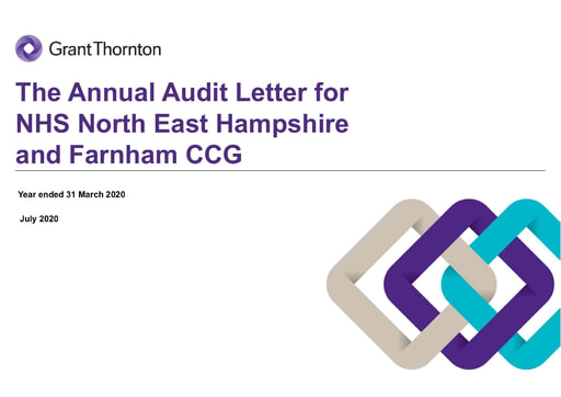 North East Hampshire and Farnham CCG Annual Audit Letter 2019-20