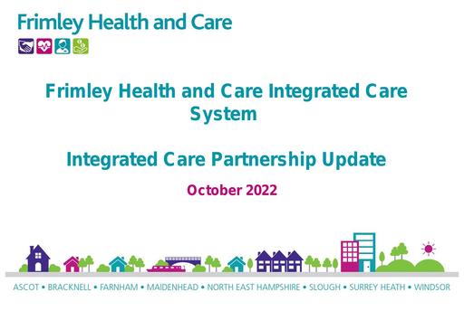 6 Integrated Care Partnership Update Oct