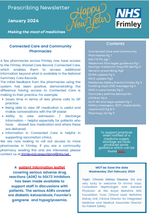 Frimley ICB prescribing newsletter- January 24